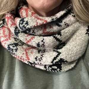 American Eagle Fair Isle Knitted Infinity Scarf